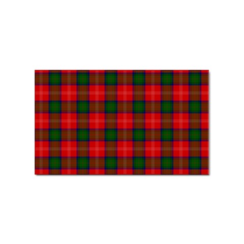 Chisholm Tartan Sticker Rectangular (10 pack) from ArtsNow.com Front