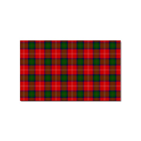 Chisholm Tartan Sticker Rectangular (100 pack) from ArtsNow.com Front