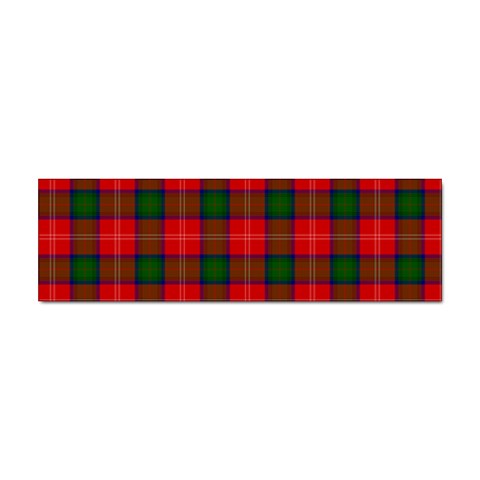 Chisholm Tartan Sticker Bumper (10 pack) from ArtsNow.com Front