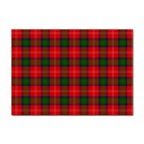 Chisholm Tartan Sticker A4 (10 pack) from ArtsNow.com Front