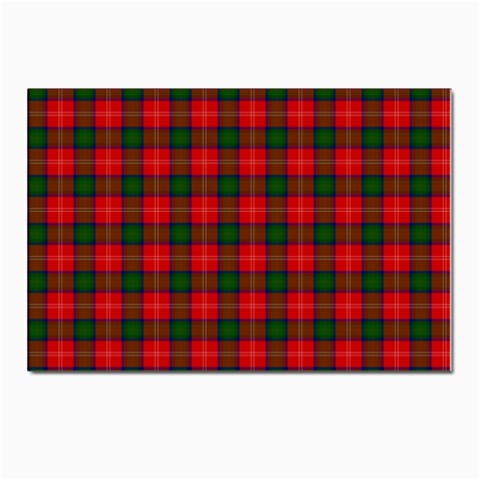 Chisholm Tartan Postcard 4 x 6  (Pkg of 10) from ArtsNow.com Front