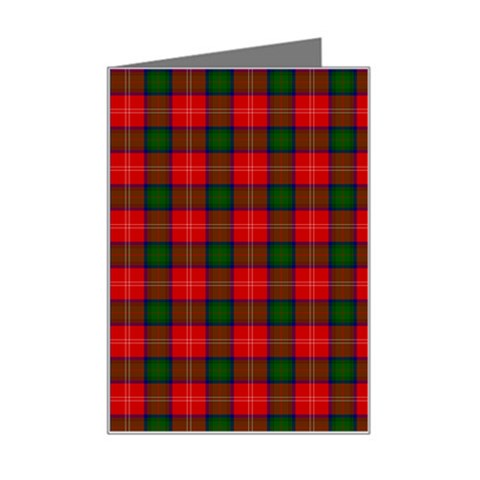 Chisholm Tartan Mini Greeting Card from ArtsNow.com Left