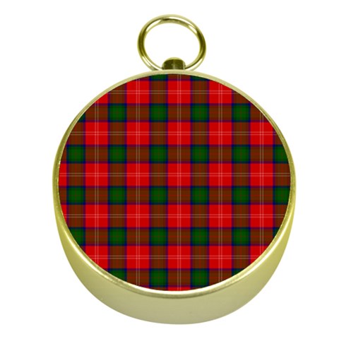 Chisholm Tartan Gold Compass from ArtsNow.com Front