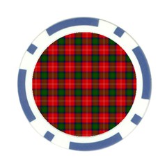 Chisholm Tartan Poker Chip Card Guard (10 pack) from ArtsNow.com Back