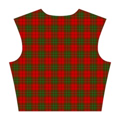 Comyn Tartan Cotton Crop Top from ArtsNow.com Back