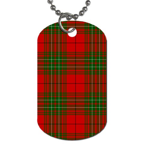 Comyn Tartan Dog Tag (One Side) from ArtsNow.com Front