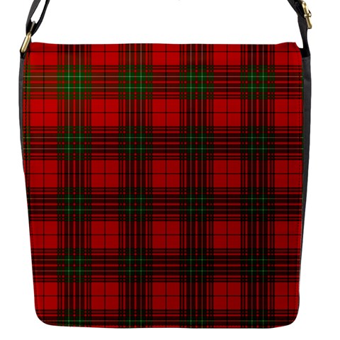 Comyn Tartan Flap Closure Messenger Bag (S) from ArtsNow.com Front