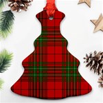 Comyn Tartan Christmas Tree Ornament (Two Sides)