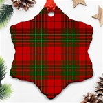 Comyn Tartan Ornament (Snowflake)