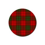 Comyn Tartan Rubber Round Coaster (4 pack)