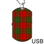 Comyn Tartan Dog Tag USB Flash (Two Sides)
