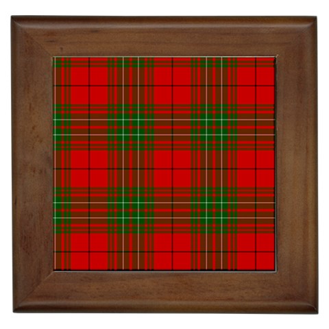 Comyn Tartan Framed Tile from ArtsNow.com Front