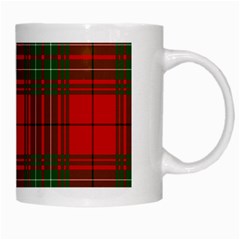 Comyn Tartan White Mug from ArtsNow.com Right