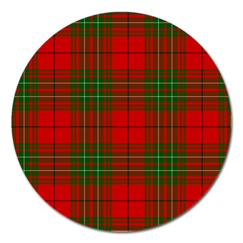 Comyn Tartan Magnet 5  (Round) from ArtsNow.com Front