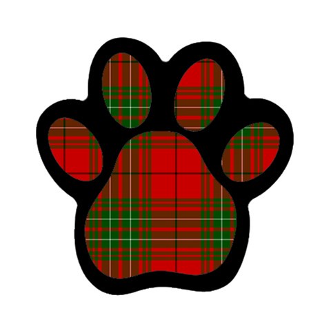 Comyn Tartan Magnet (Paw Print) from ArtsNow.com Front