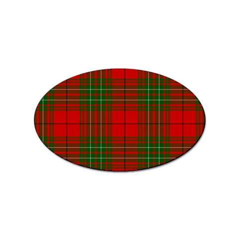Comyn Tartan Sticker (Oval) from ArtsNow.com Front