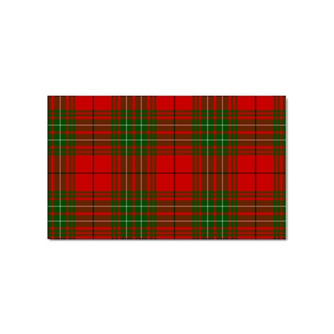 Comyn Tartan Sticker Rectangular (10 pack) from ArtsNow.com Front