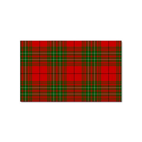 Comyn Tartan Sticker Rectangular (100 pack) from ArtsNow.com Front