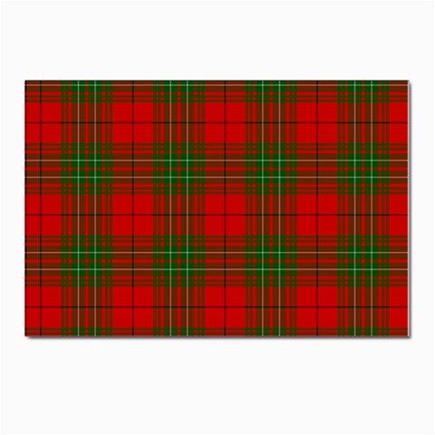 Comyn Tartan Postcard 4 x 6  (Pkg of 10) from ArtsNow.com Front