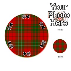 Comyn Tartan Playing Cards 54 (Round) from ArtsNow.com Front - Spade10