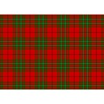 Comyn Tartan Birthday Cake 3D Greeting Card (7x5)