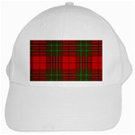 Comyn Tartan White Cap