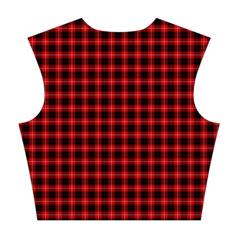 Cunningham Tartan Cotton Crop Top from ArtsNow.com Back