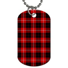 Cunningham Tartan Dog Tag (Two Sides) from ArtsNow.com Back