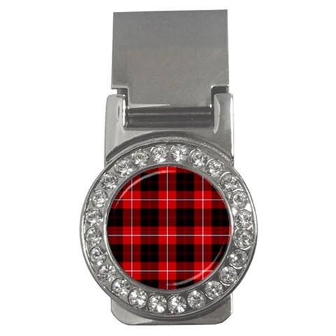 Cunningham Tartan Money Clip (CZ) from ArtsNow.com Front