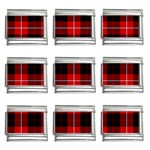Cunningham Tartan 9mm Italian Charm (9 pack)