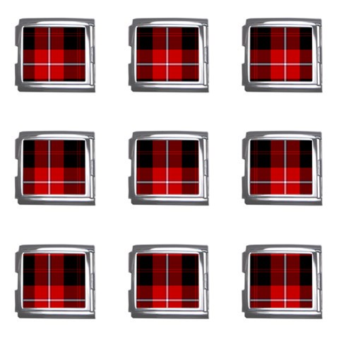 Cunningham Tartan Mega Link Italian Charm (9 pack) from ArtsNow.com Front