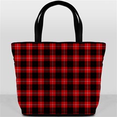 Cunningham Tartan Bucket Bag from ArtsNow.com Back