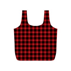 Cunningham Tartan Full Print Recycle Bag (S) from ArtsNow.com Back