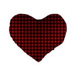 Cunningham Tartan Standard 16  Premium Heart Shape Cushion