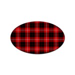 Cunningham Tartan Sticker Oval (100 pack)