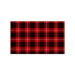 Cunningham Tartan Sticker (Rectangular)