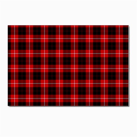 Cunningham Tartan Postcard 4 x 6  (Pkg of 10) from ArtsNow.com Front