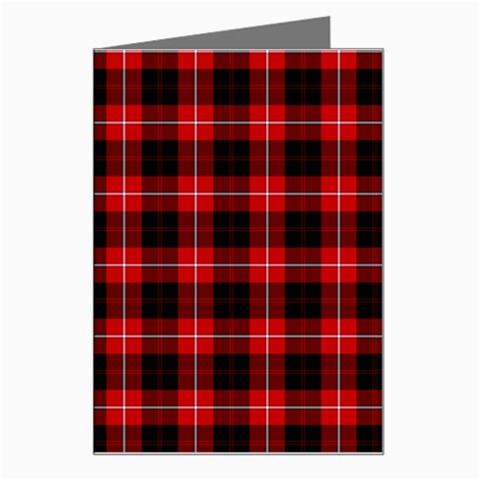 Cunningham Tartan Greeting Card from ArtsNow.com Left