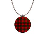 Dunbar Tartan 1  Button Necklace