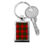 Dunbar Tartan Key Chain (Rectangle)