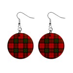 Dunbar Tartan 1  Button Earrings