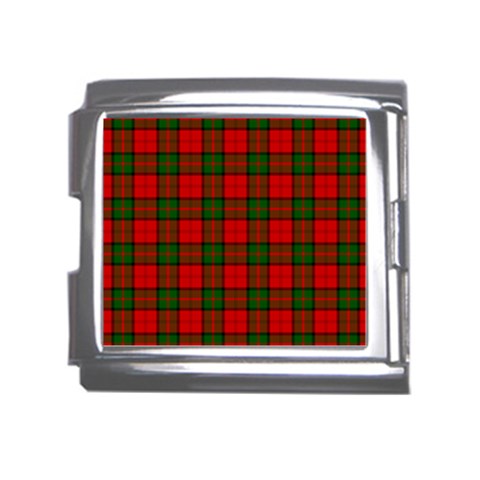 Dunbar Tartan Mega Link Italian Charm (18mm) from ArtsNow.com Front