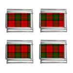 Dunbar Tartan 9mm Italian Charm (4 pack)