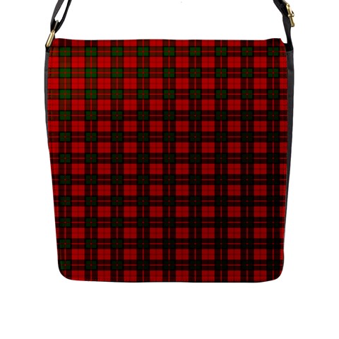 Dunbar Tartan Flap Closure Messenger Bag (L) from ArtsNow.com Front