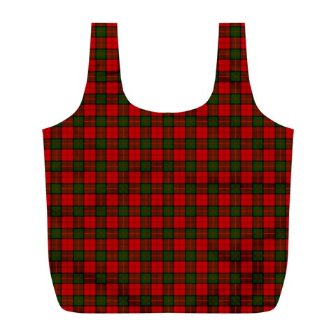 Dunbar Tartan Full Print Recycle Bag (L) from ArtsNow.com Front