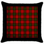 Dunbar Tartan Throw Pillow Case (Black)