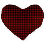 Dunbar Tartan Large 19  Premium Heart Shape Cushion