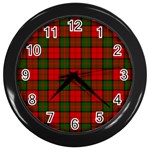 Dunbar Tartan Wall Clock (Black)