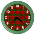 Dunbar Tartan Color Wall Clock