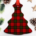 Dunbar Tartan Christmas Tree Ornament (Two Sides)